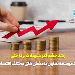 رشد چشم گیر تسهیلات پرداختی بانک توسعه تعاون به بخش های مختلف اقتصادی